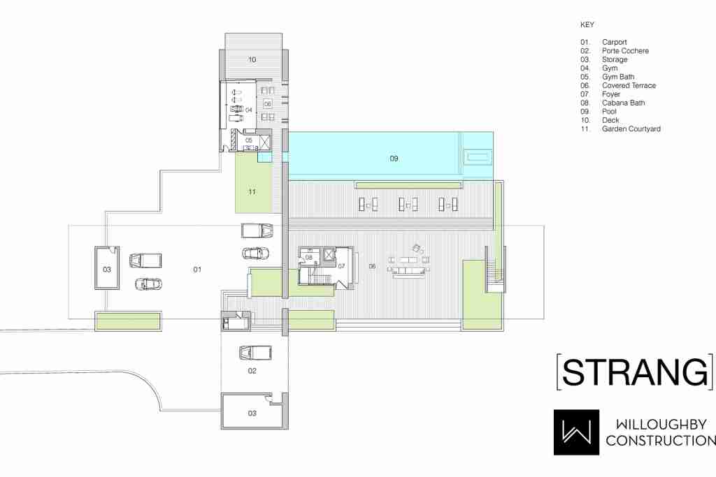 ASCONA First floor floor plan at Panther National