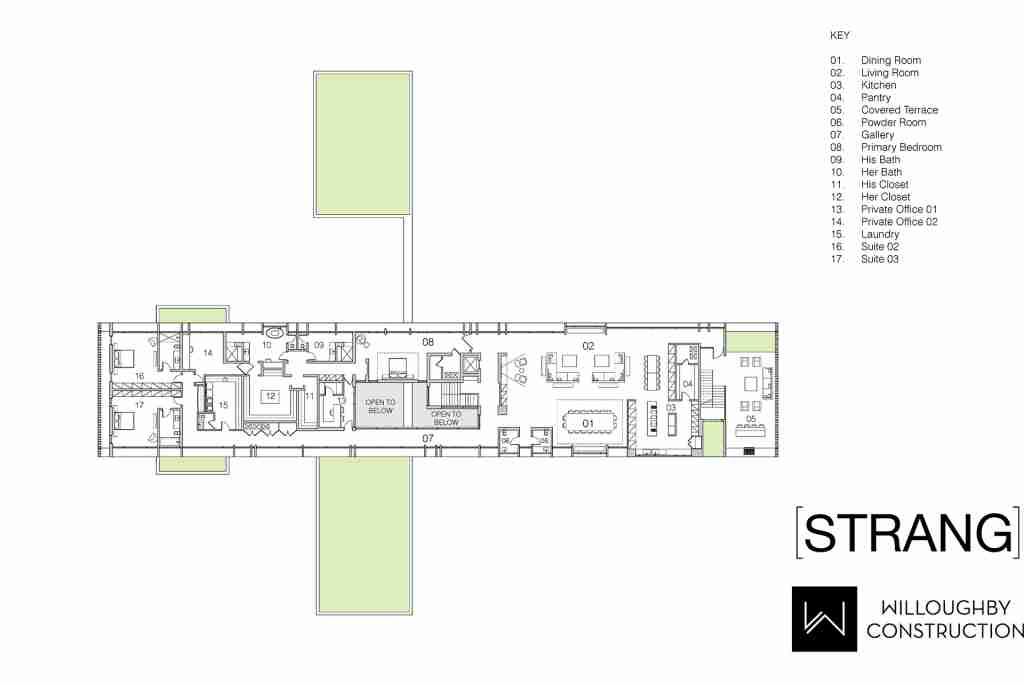 ASCONA second floor floor plan at Panther National